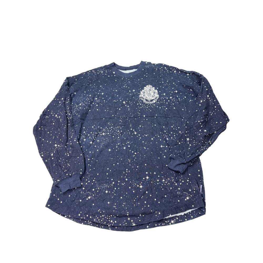 Harry Potter Spirit Jersey navy Hogwarts shirt. Unisex Size S. universal studios